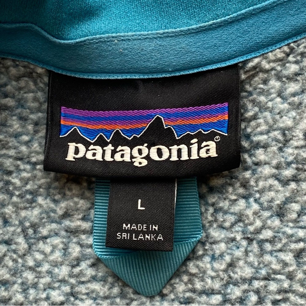 Patagonia Atoll Blue Better Sweater Fleece Outdoor Jacket Size Large - Picture 13 of 16